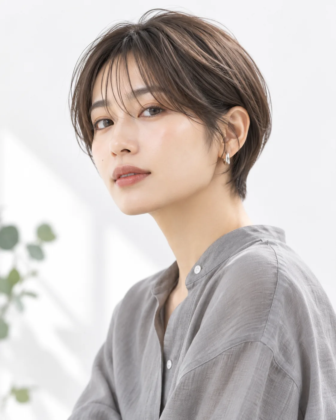 ショートヘアスタイル minimal