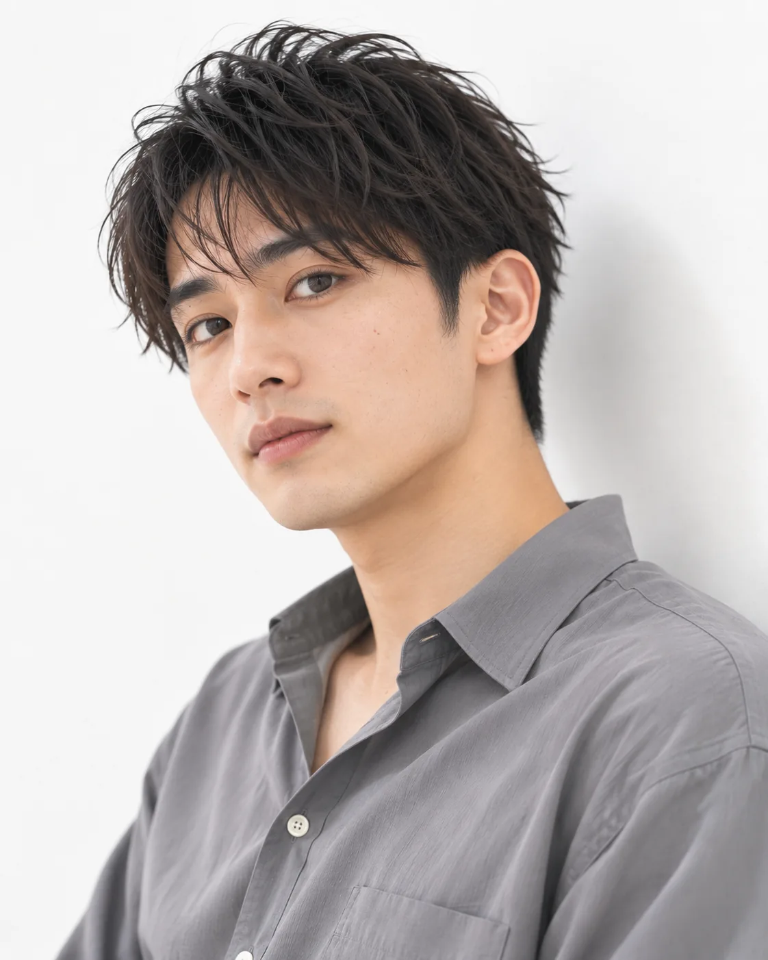 メンズヘアスタイル soft texture