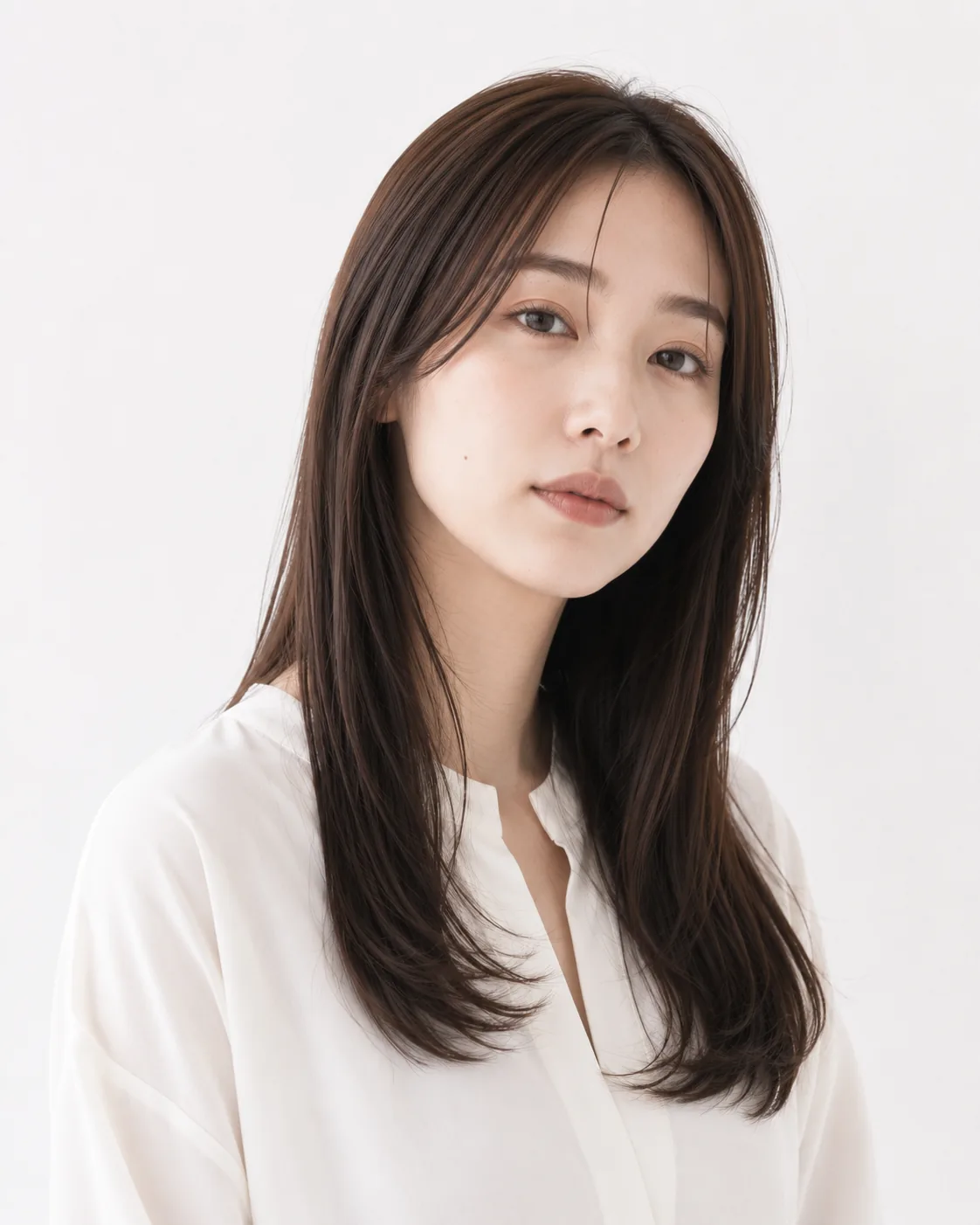 ロングヘアスタイル quiet luxe