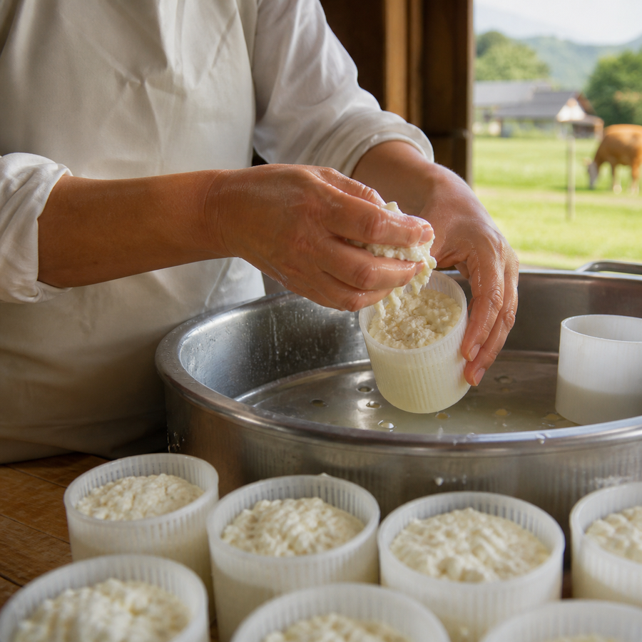 熊本の牧場でチーズを作る生産者